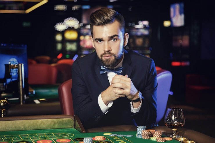 Tampilan roda Roulette live di studio untung 138 dengan dealer profesional